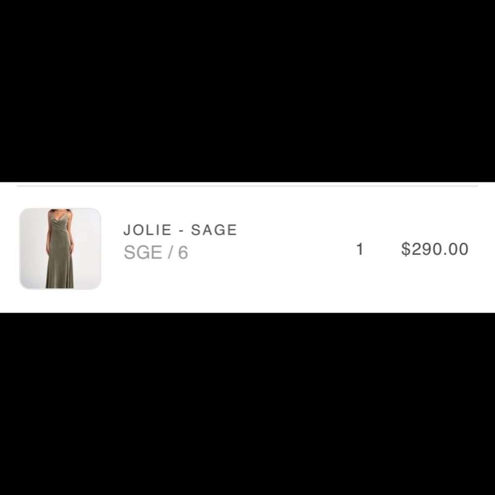 Jenny Yoo sage velvet long dress